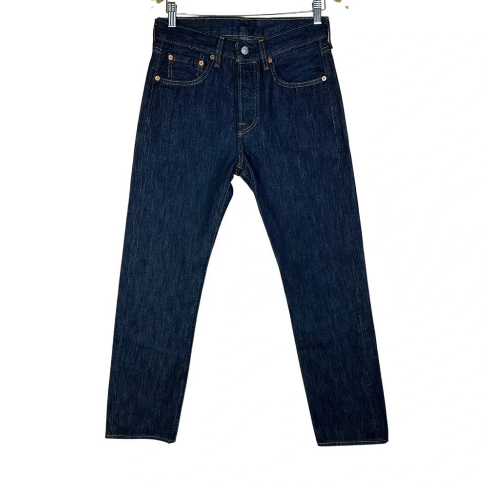 Levis 501 Jeans Mens 28x30 Blue Original Fit Straight Leg Button Fly Denim